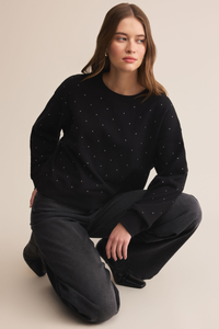 SPARKLE CREW NECK SWEATSHIRT