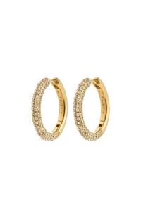 TATUM LG GOLD PLATED EARRINGS