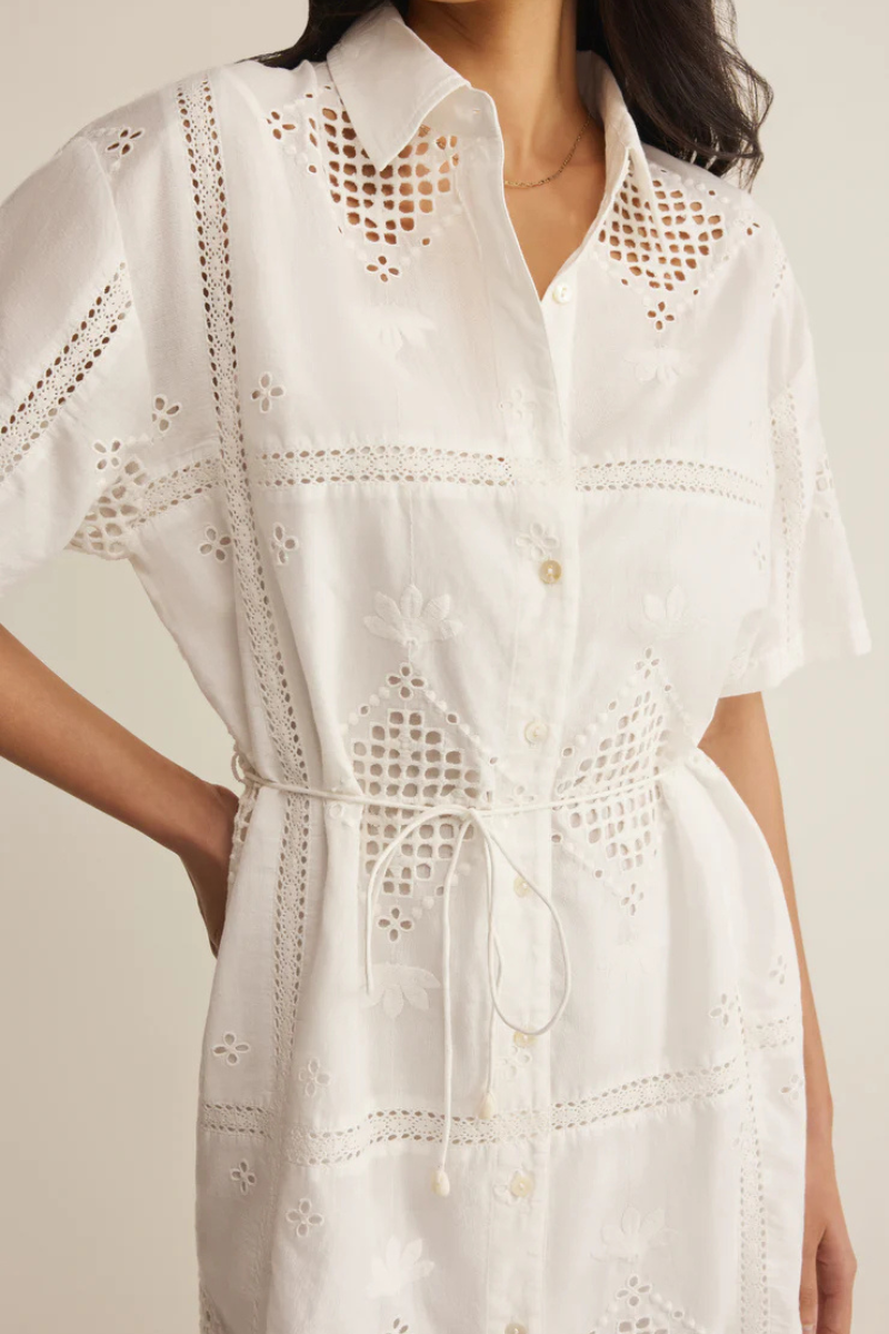 ANNABELLE EYELET DRESS