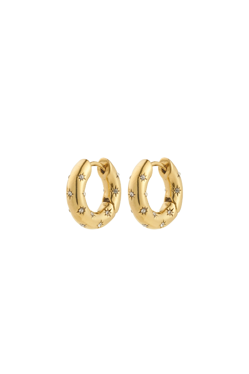 NEVAEH GOLD PLATED EARRINGS