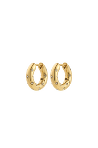 NEVAEH GOLD PLATED EARRINGS