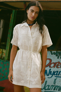 ANNABELLE EYELET DRESS