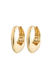 DUNE GOLD PLATED CLASSIC HOOPS