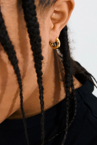 NEVAEH GOLD PLATED EARRINGS