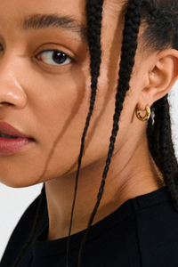 NEVAEH GOLD PLATED EARRINGS