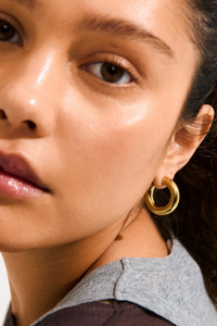 PHASE MD GOLD PLATED EARRINGS