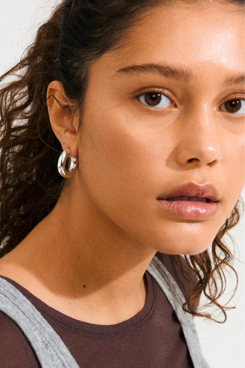 PHASE MD SILVER PLATED EARRINGS