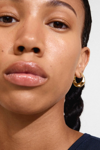 DUNE GOLD PLATED CLASSIC HOOPS