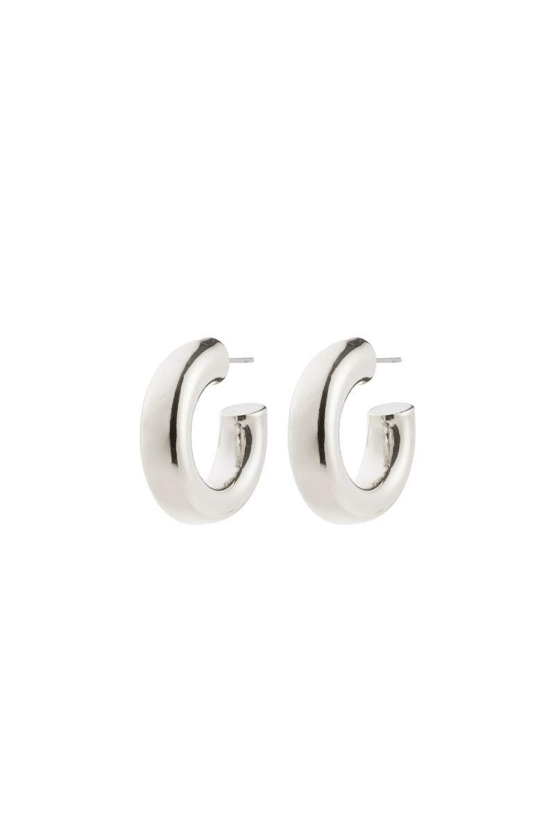 PHASE LG SILVER PLATED EARRINGS
