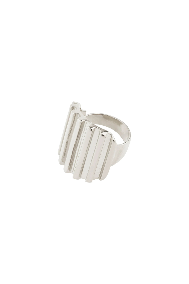 LAUREL SILVER PLATED RING