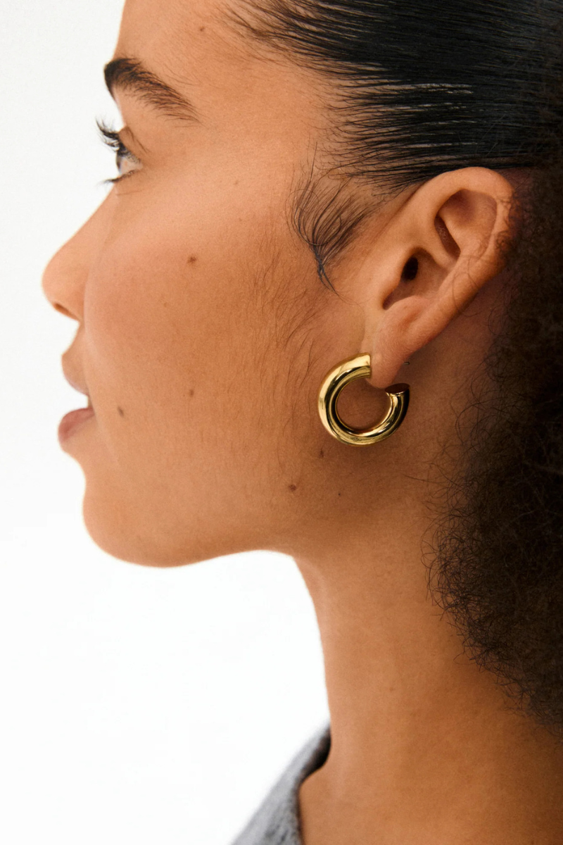 PHASE LG GOLD PLATED EARRINGS