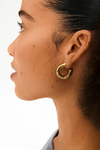 PHASE LG GOLD PLATED EARRINGS