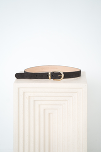 LYSANDER GENUINE SUEDE BELT-BR