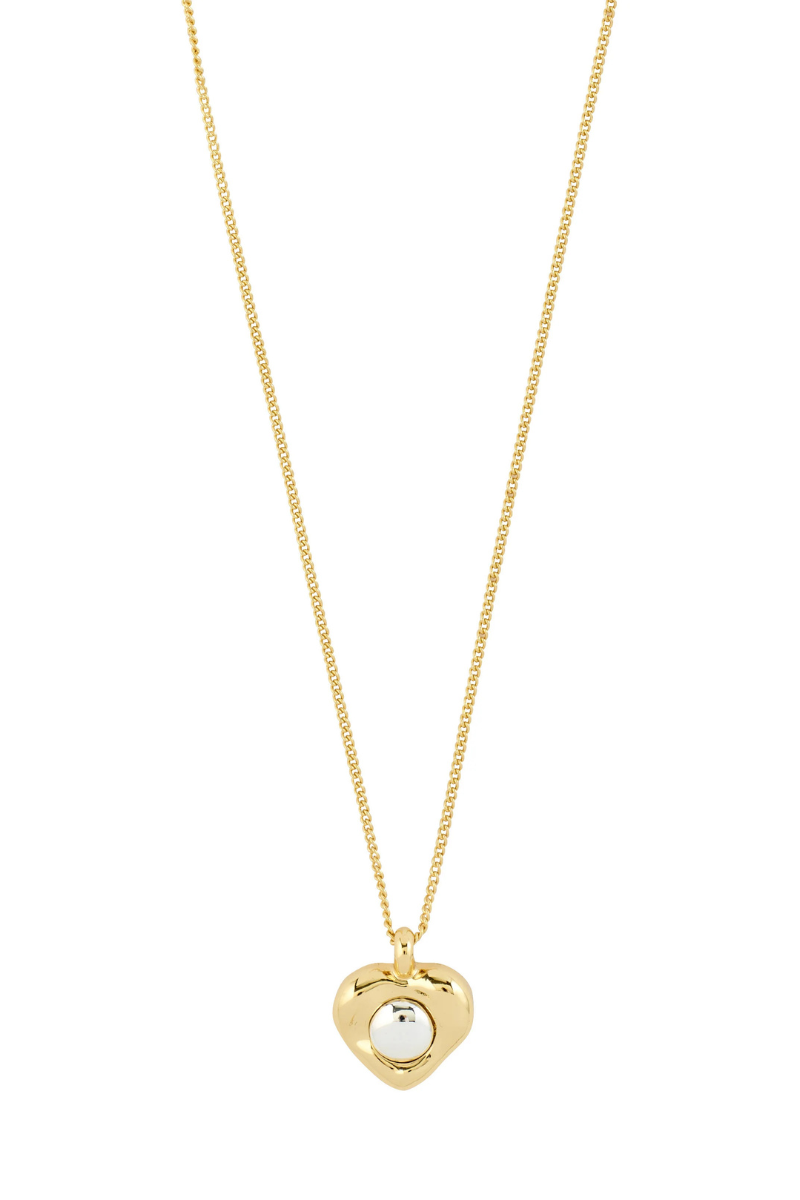 NOVA HEART GOLD PLATED NECKLACE