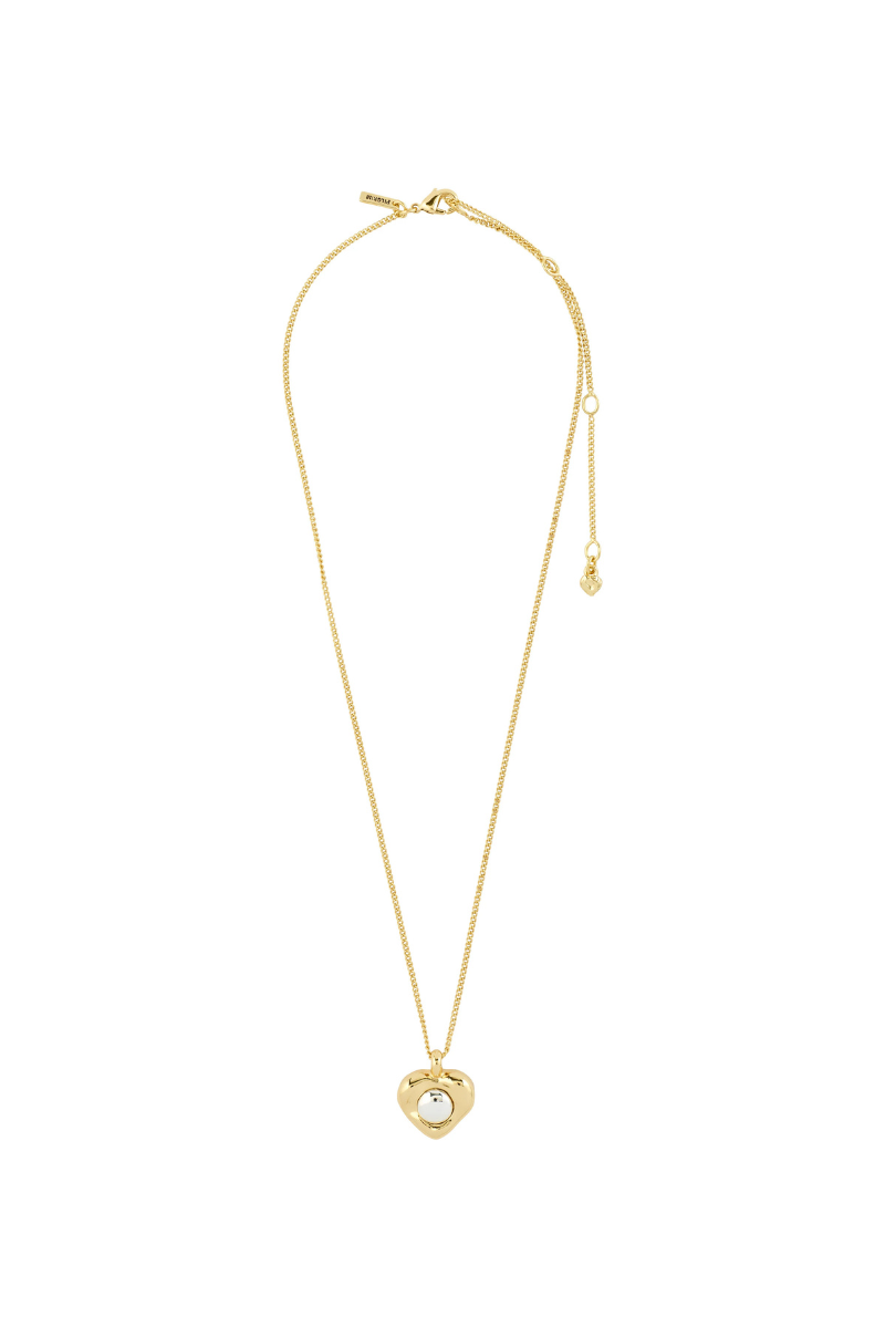 NOVA HEART GOLD PLATED NECKLACE