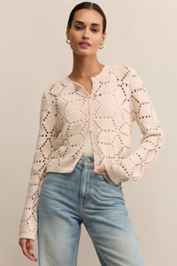 ROSALYN DIAMOND SWEATER CARDIGAN-CR