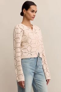 ROSALYN DIAMOND SWEATER CARDIGAN-CR