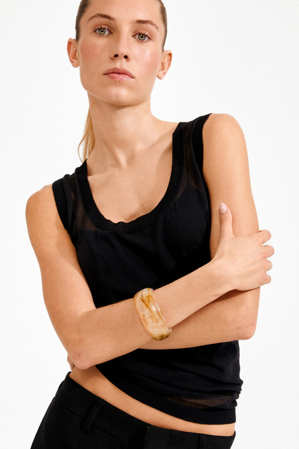 AASE MAXI BANGLE IN COFFEE