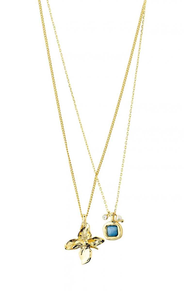 TRACE 2 IN 1 GOLD PLATED NECKLACES