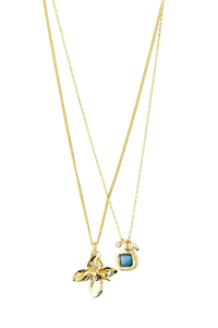 TRACE 2 IN 1 GOLD PLATED NECKLACES