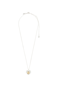 NOVA HEART SILVER PLATED NECKLACE
