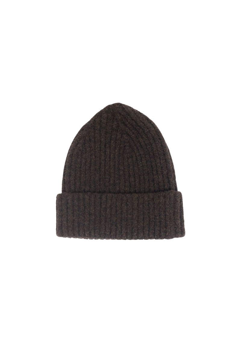 KNIT BEANIE-BR