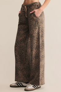 HUNTER KNIT LEOPARD PANT