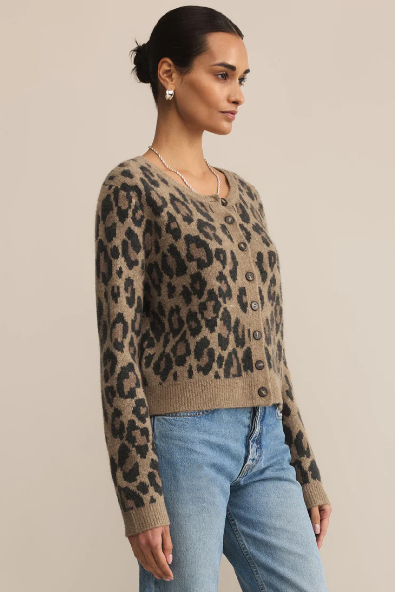 OUTLOOK LEOPARD CARIGAN