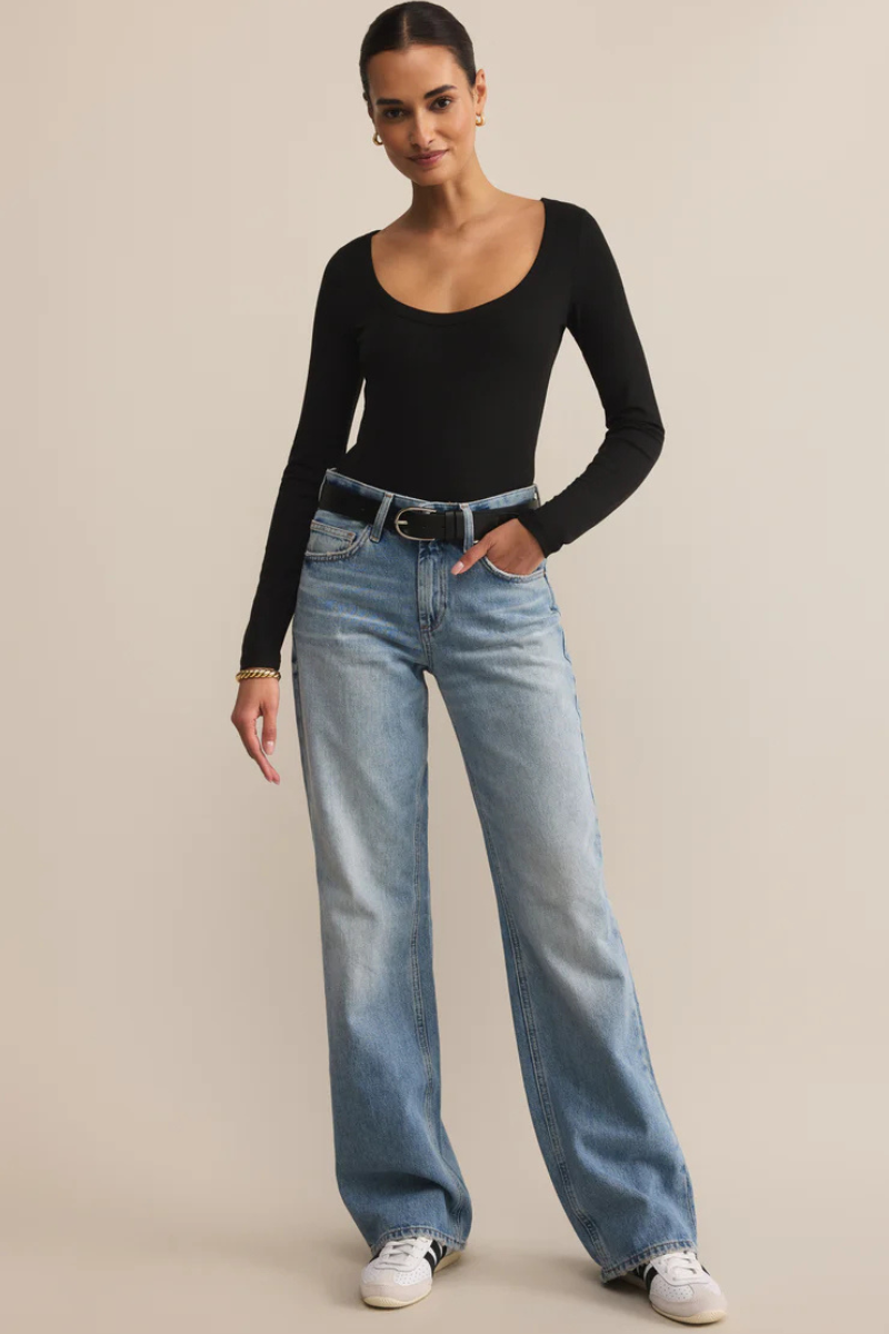 SECOND SKIN SCOOP NECK TOP