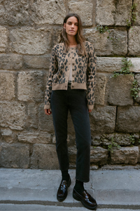 OUTLOOK LEOPARD CARIGAN