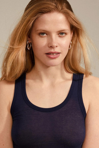 WAVY SILVER PLATED EARRINGS