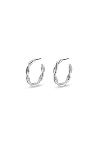 NAJA SILVER PLATED EARRINGS-MD