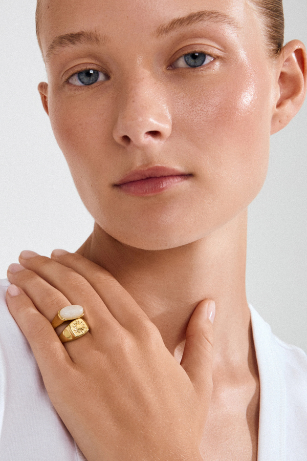 PRISM 2-IN-1 GOLD PLATED RINGS