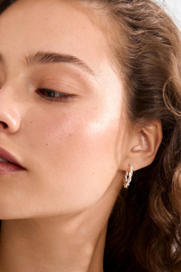 NAJA SILVER PLATED EARRINGS-MD