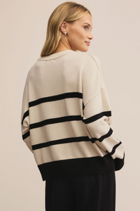JORDANE STRIPED SWEATER