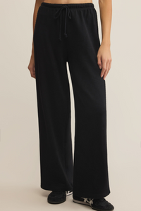 TAKE ALL FRENCH TERRY TRACK PANTS-BK