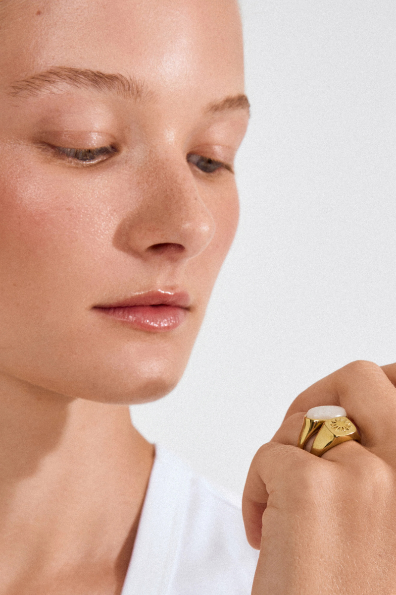 PRISM 2-IN-1 GOLD PLATED RINGS