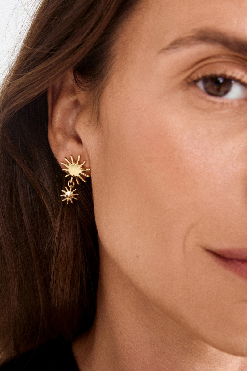 LYRICUS GOLD PLATED EARRINGS