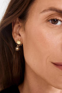 LYRICUS GOLD PLATED EARRINGS