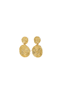 AIR GOLD PLATED EARRINGS