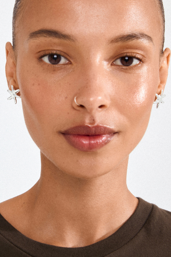 PRISM SILVER PLATED EARRINGS