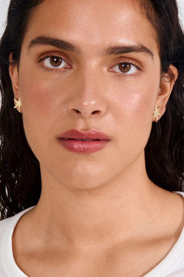 PRISM GOLD PLATED EARRINGS