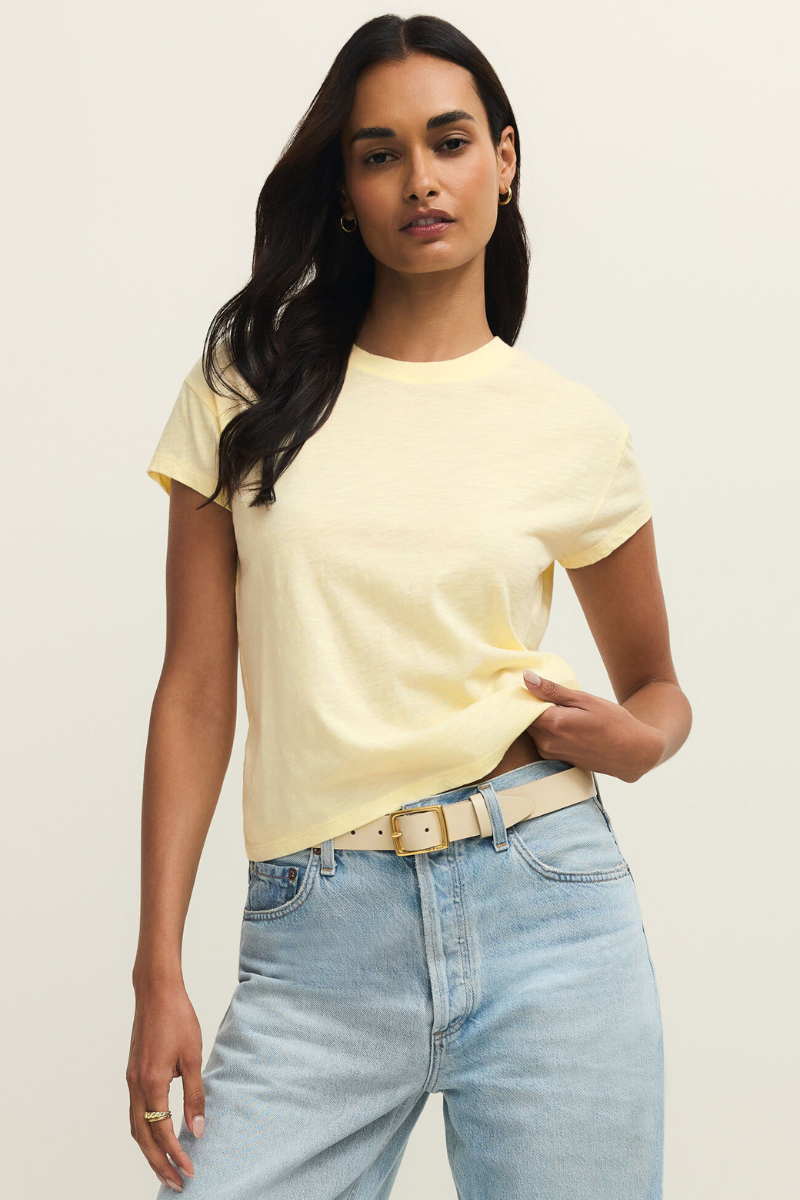MODERN SLUB TEE-YL