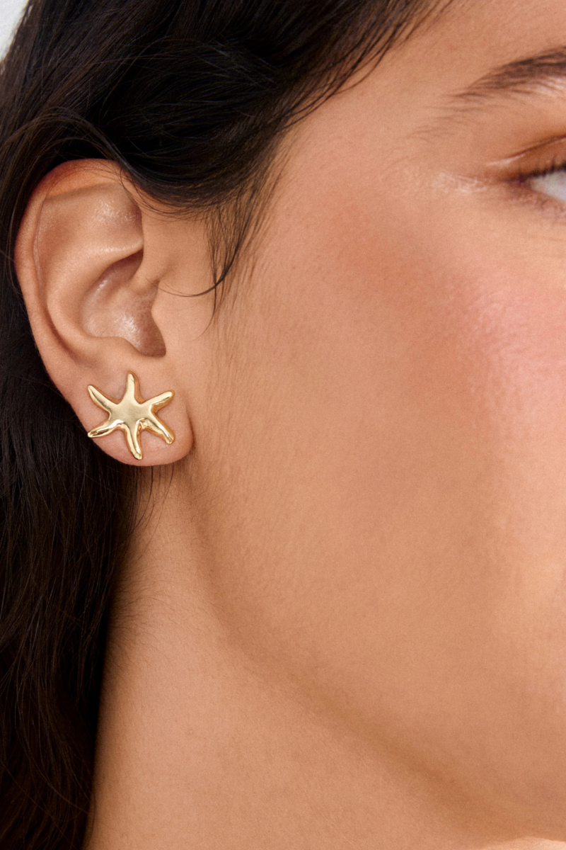 PRISM GOLD PLATED EARRINGS