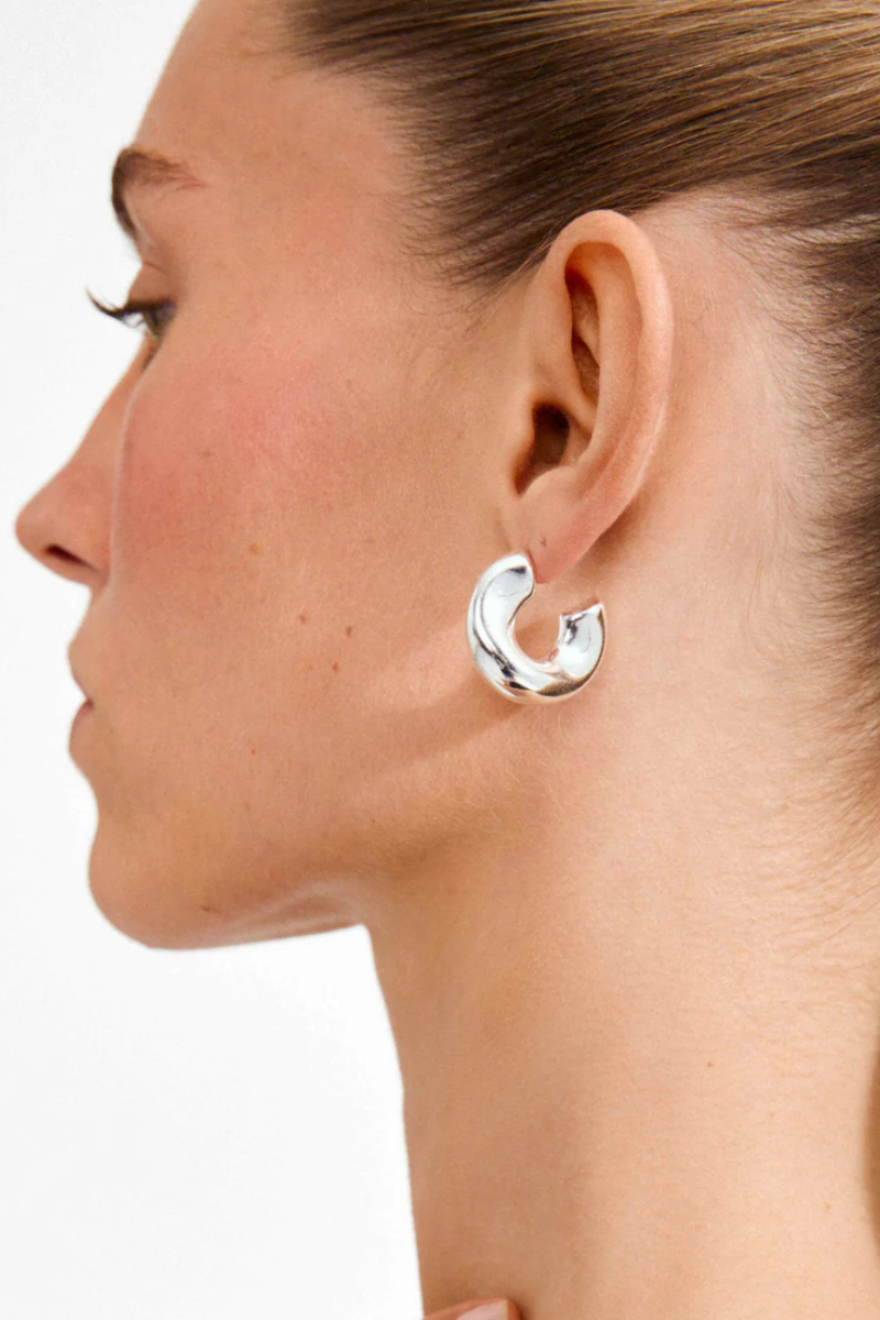 JENNINGS SILVER PLATED EARRINGS