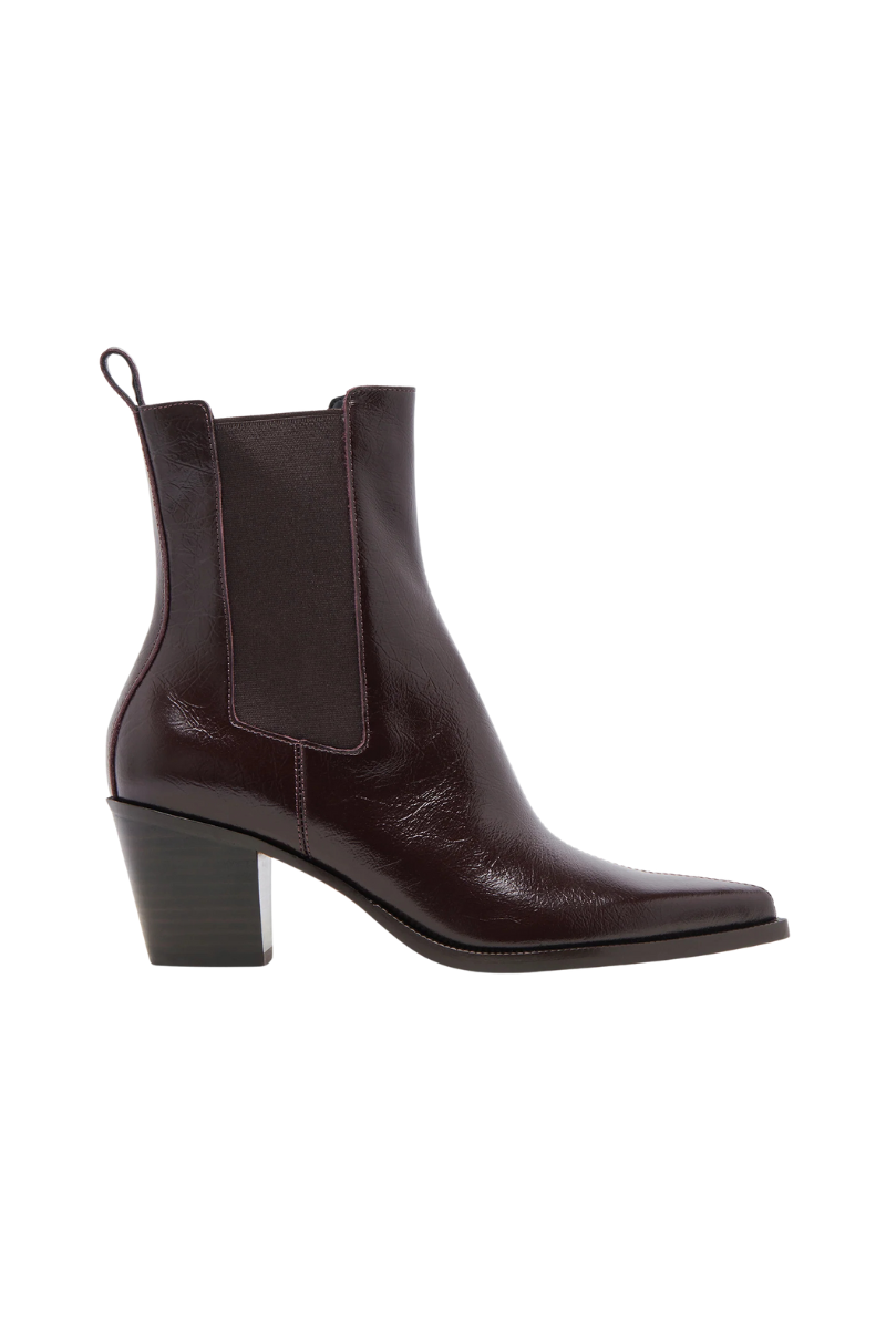 SHADIE PATENT LEATHER BOOTS-MUL