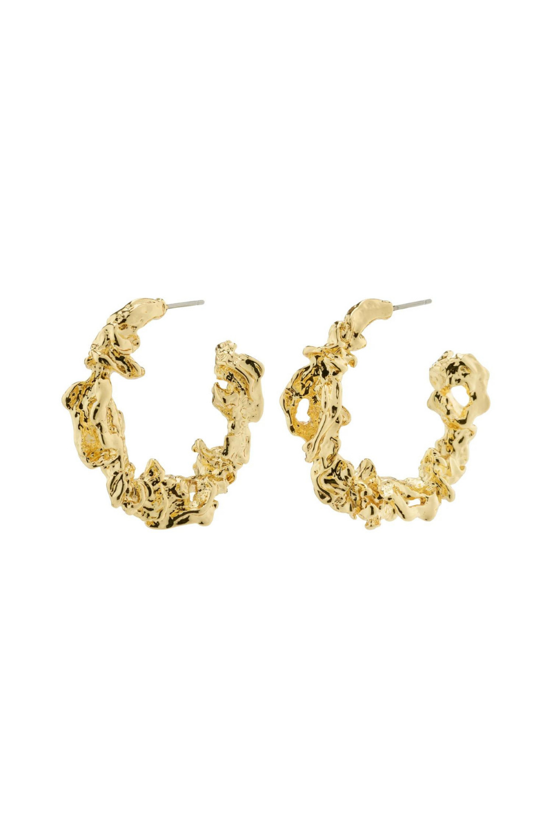 FLOW GOLD PLATED EARRINGS