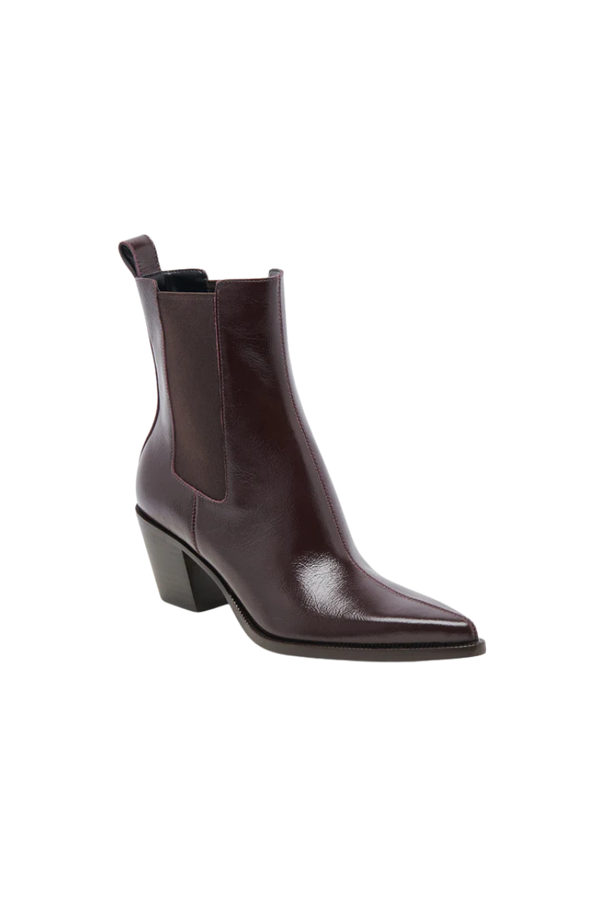 SHADIE PATENT LEATHER BOOTS-MUL