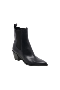 SHADIE LEATHER BOOTS-BK