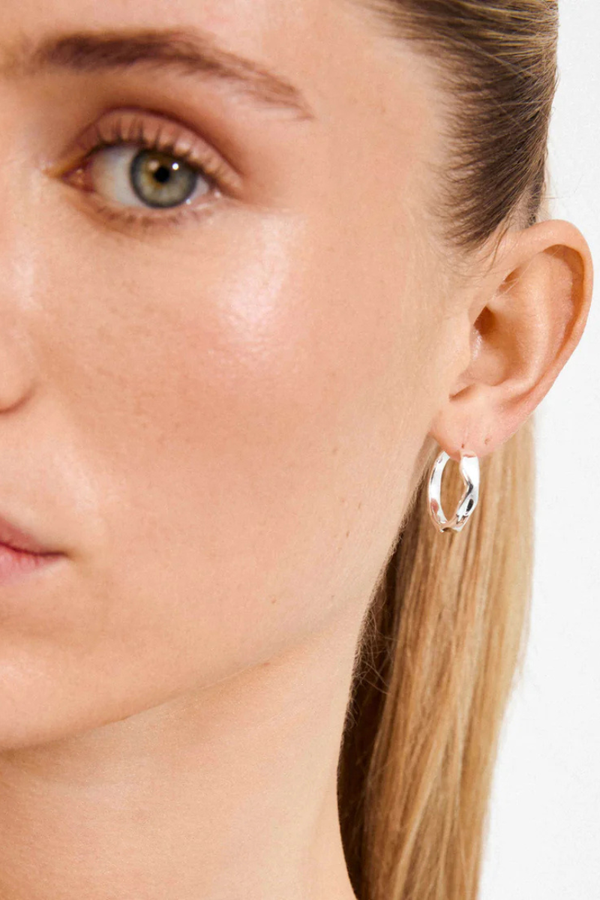 EMBER SILVER PLATED EARRINGS